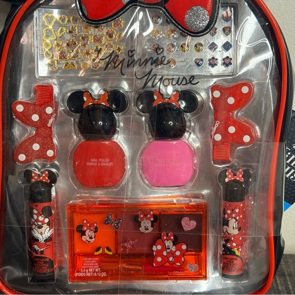 Townley Girl Disney Minnie Mouse Cosmetic Makeup Gift Bag Set - Picture 8 of 14